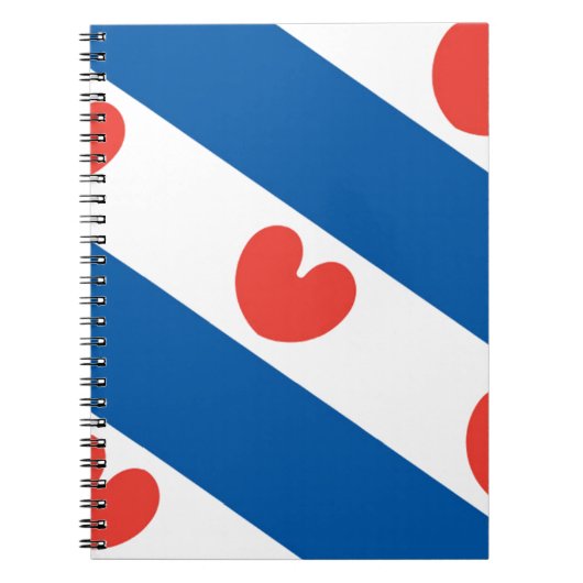 Flagge von Friesland Notizblock (Vorderseite)
