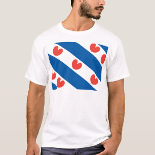 Flagge von Friesland T-Shirt