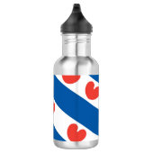 Flagge von Friesland Trinkflasche (Rechts)