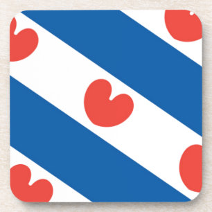 Flagge von Friesland Untersetzer