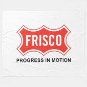 Flagge von Frisco (Texas City) Fleecedecke (Vorderseite (Horizontal))