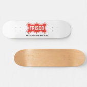 Flagge von Frisco (Texas City) Skateboard (Horizontal)