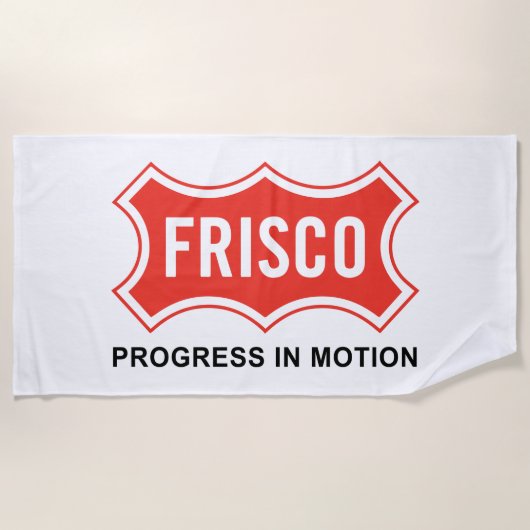 Flagge von Frisco (Texas City) Strandtuch (Vorderseite)