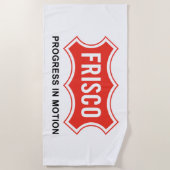 Flagge von Frisco (Texas City) Strandtuch (Vorderseite)