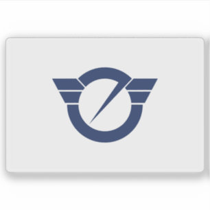 Flagge von Fujisawa, Kanagawa, Japan Aufkleber