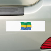 Flagge von Gabun Autoaufkleber (Auf Auto)