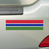 Flagge von Gambia Autoaufkleber (Auf Auto)