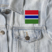 Flagge von Gambia Button (Beispiel)