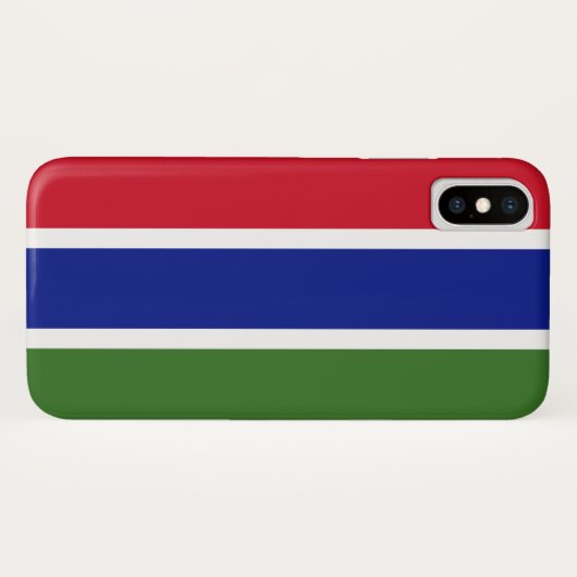 Flagge von Gambia Case-Mate iPhone Hülle (Rückseite (Horizontal))