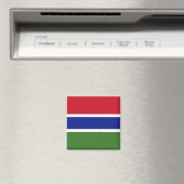 Flagge von Gambia Magnet (In Situ (Geschirrspüler))