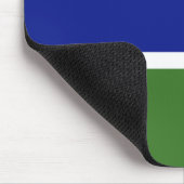 Flagge von Gambia Mousepad (Ecke)