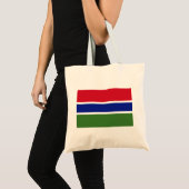 Flagge von Gambia Tragetasche (Vorderseite (Produkt))