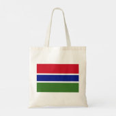 Flagge von Gambia Tragetasche (Rückseite)