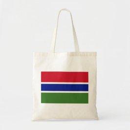 Flagge von Gambia Tragetasche
