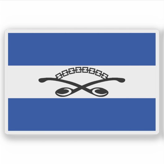Flagge von Gazankulu / Tsonga, Südafrika Aufkleber (Vorderseite)
