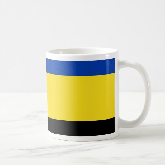 Flagge von Gelderland Kaffeetasse (Rechts)