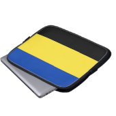 Flagge von Gelderland Laptopschutzhülle (Vorne Knopf)