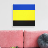 Flagge von Gelderland Leinwanddruck (Insitu (Wohnzimmer))