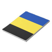 Flagge von Gelderland Notizblock (Rotiert)