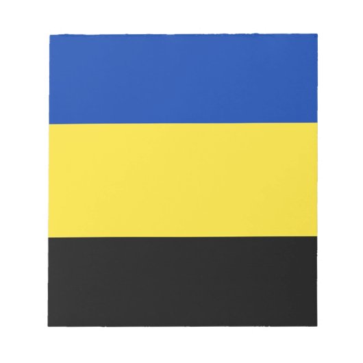 Flagge von Gelderland Notizblock (Vorderseite)
