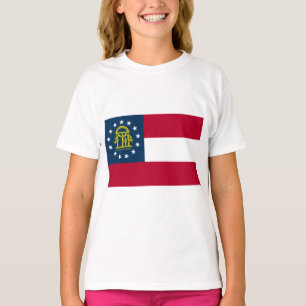 Flagge von Georgia T-Shirt