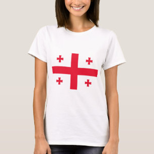 Flagge von Georgien (Land) T-Shirt