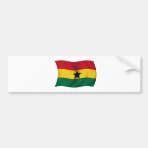 Flagge von Ghana Autoaufkleber