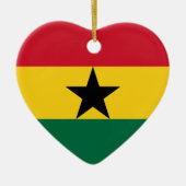Flagge von Ghana Keramikornament (Vorne)