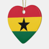 Flagge von Ghana Keramikornament (Links)