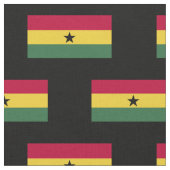 Flagge von Ghana Stoff (Nahaufnahme)