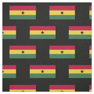 Flagge von Ghana Stoff