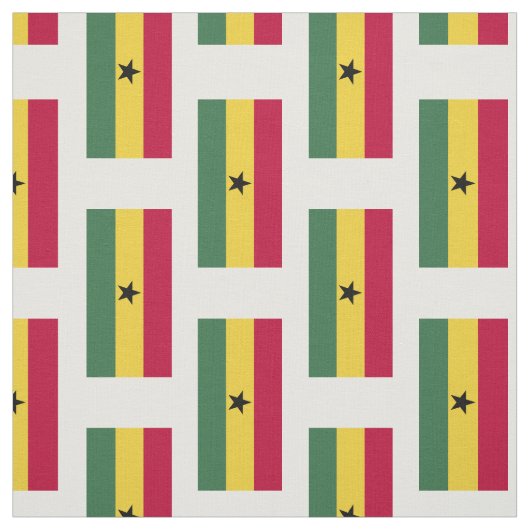 Flagge von Ghana Stoff (Muster)
