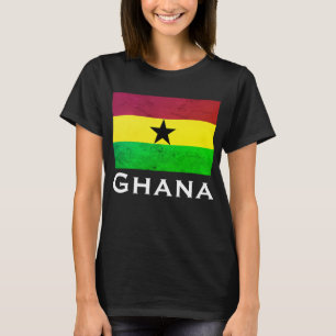 Flagge von Ghana (Westafrika) T-Shirt