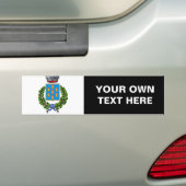 Flagge von Giarre Autoaufkleber (Auf Auto)