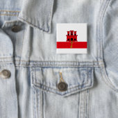Flagge von Gibraltar Button (Beispiel)