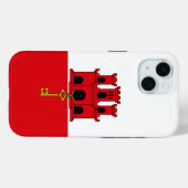 Flagge von Gibraltar Case-Mate iPhone Hülle (Rückseite (Horizontal))