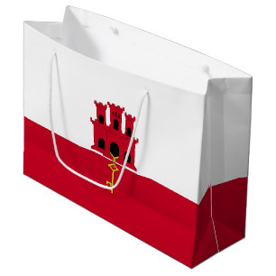 Flagge von Gibraltar Große Geschenktüte