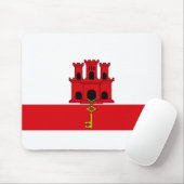 Flagge von Gibraltar Mousepad (Mit Mouse)
