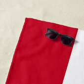 Flagge von Gibraltar Strandtuch (Beispiel)