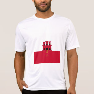 Flagge von Gibraltar T-Shirt