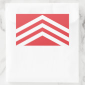 Flagge von Glamorgan Rechteckiger Aufkleber (Tasche)