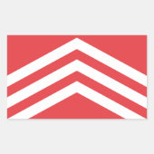 Flagge von Glamorgan Rechteckiger Aufkleber (Vorderseite)
