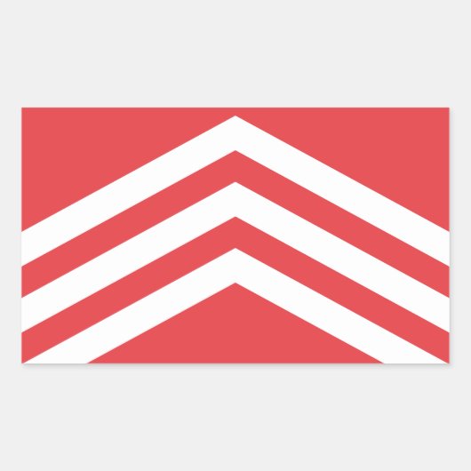 Flagge von Glamorgan Rechteckiger Aufkleber (Vorderseite)