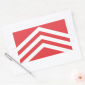 Flagge von Glamorgan Rechteckiger Aufkleber (Umschlag)