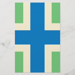 Flagge von Gloucestershire (Landkreis des Vereinig Briefpapier