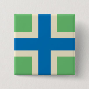 Flagge von Gloucestershire (Landkreis des Vereinig Button