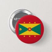 Flagge von Grenada Button (Vorne & Hinten)