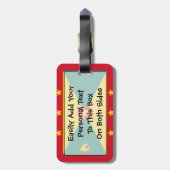 Flagge von Grenada Easy ID Persönlich Gepäckanhänger (Rückseite vertikal)