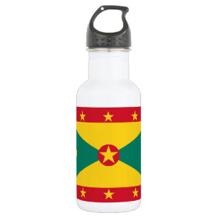 Flagge von Grenada Edelstahlflasche