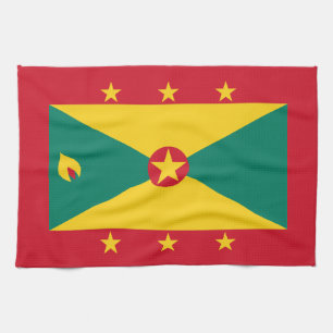 Flagge von Grenada Geschirrtuch